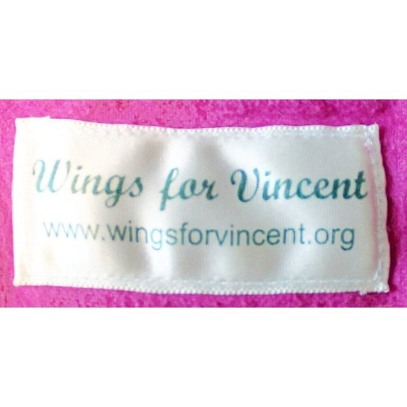 Wings For Vincent Pink Blue Childrens Weighted Sensory Blanket 4 Lbs 39.5" x 48" - Picture 7 of 7